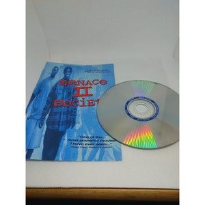 Menace II Society (DVD, 1997), Tyrin Turner, Jada Pinkett, Bill Duke Disc Only